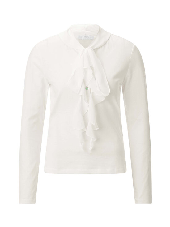 rich & royal - Röyhelökauluksellinen paita - 113 PEARL WHITE | Stockmann - photo 1