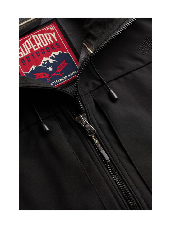 Superdry - Jakk Hooded Softshell Trekker - 02A BLACK | Stockmann - photo 2