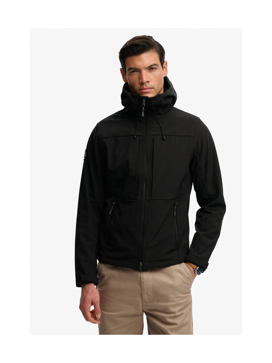 Superdry - Jakk Hooded Softshell Trekker - 02A BLACK | Stockmann - photo 4