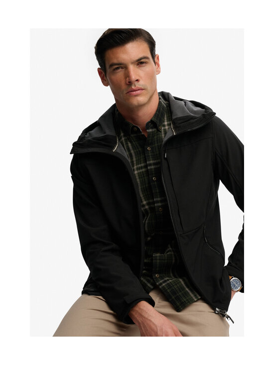 Superdry - Jakk Hooded Softshell Trekker - 02A BLACK | Stockmann - photo 5