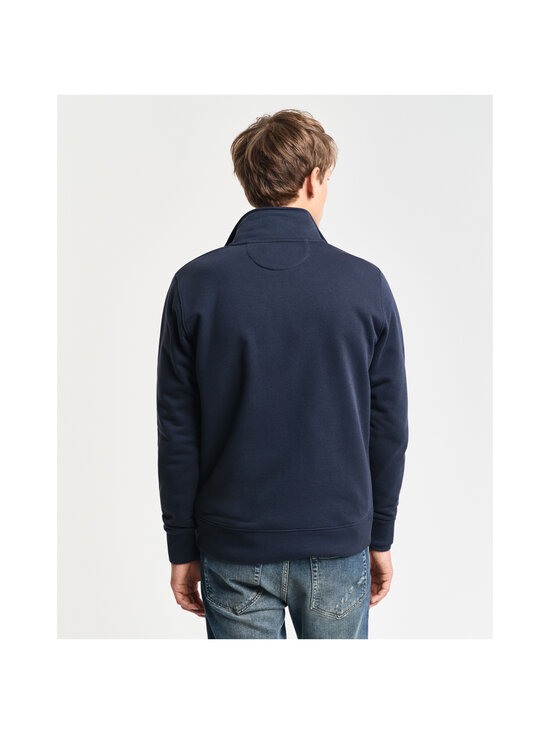 GANT - Regular Shield Half Zip -collegepaita - 433 EVENING BLUE | Stockmann - photo 3