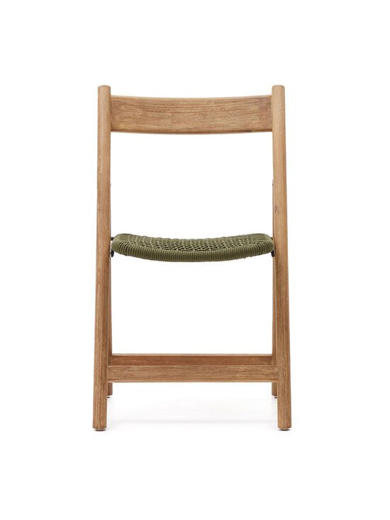 Kave Home - Dandara-taittotuoli akaasiapuu/vihreä - BEIGE | Stockmann - photo 2