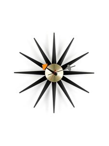 Vitra - Sunburst-seinäkello - MESSINKI,MUSTA | Stockmann