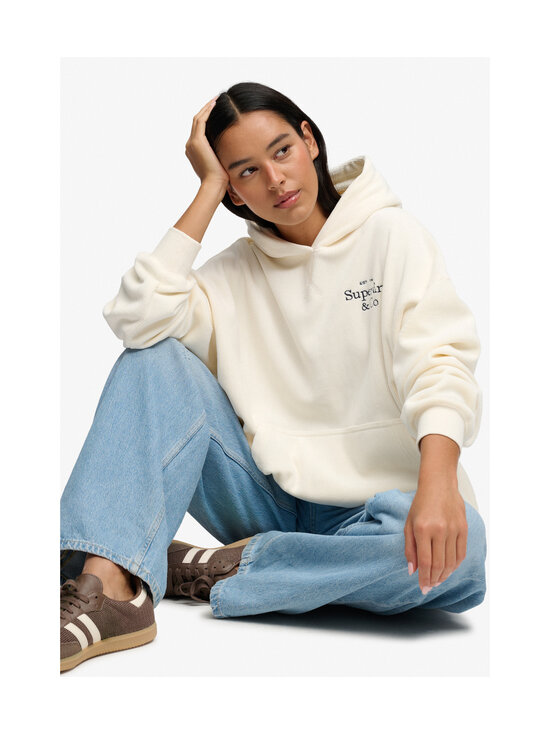 Superdry - Drop Needle Velour -huppari - 22C CREAM | Stockmann - photo 2