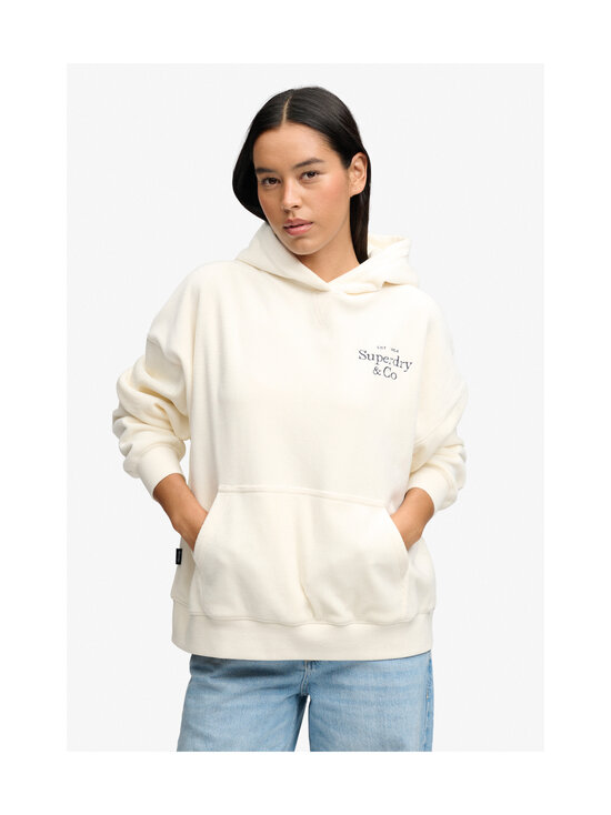 Superdry - Drop Needle Velour -huppari - 22C CREAM | Stockmann - photo 3
