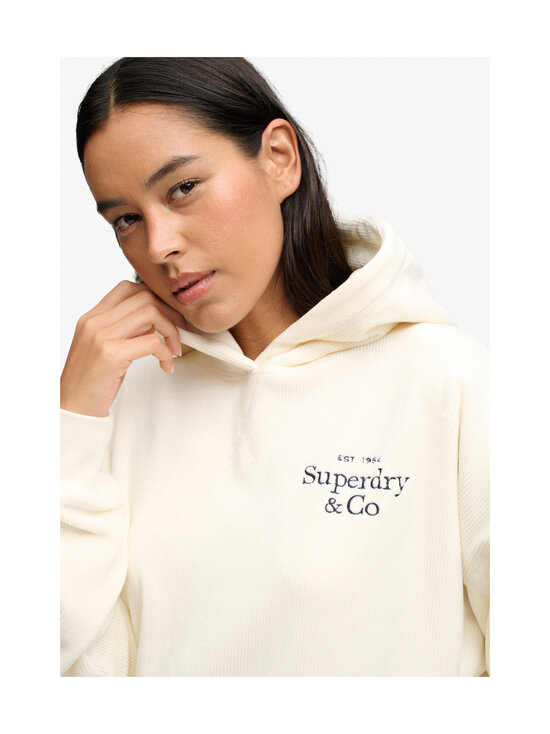 Superdry - Drop Needle Velour -huppari - 22C CREAM | Stockmann - photo 5