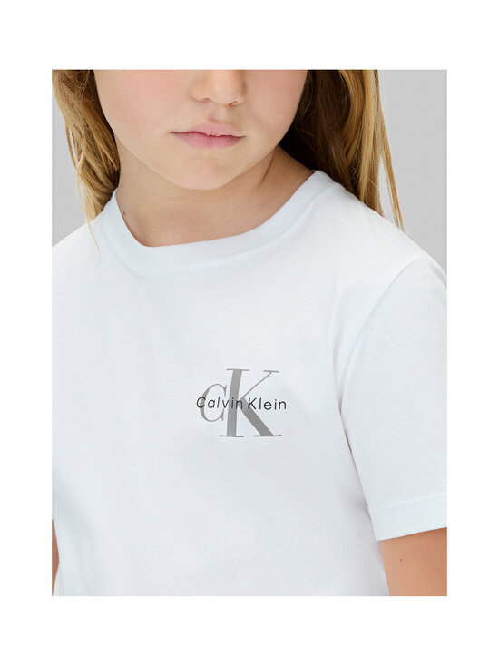 Calvin Klein Kids - Chest Monologo t-krekls - YAF BRIGHT WHITE | Stockmann - photo 4
