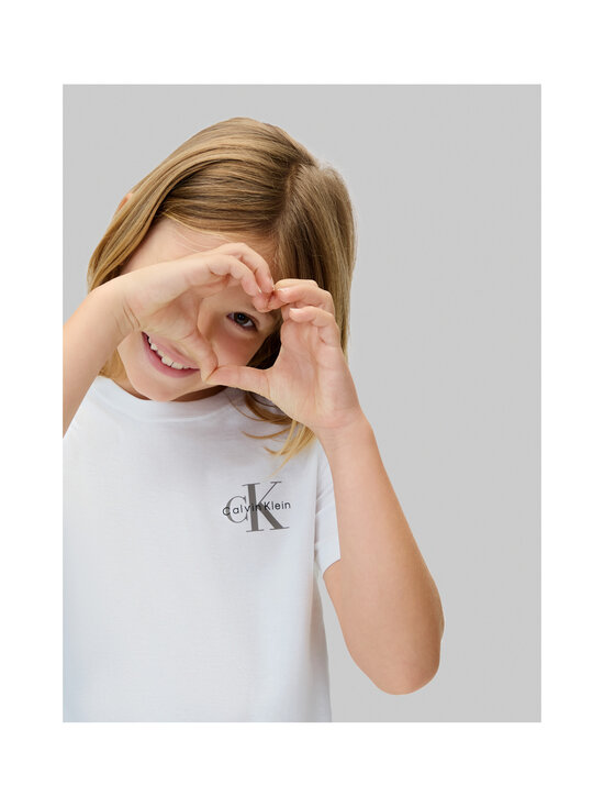 Calvin Klein Kids - Chest Monologo t-krekls - YAF BRIGHT WHITE | Stockmann - photo 6