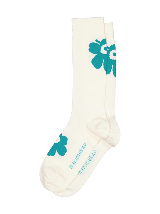 Marimekko - Sokid Detsku Unikko - 601 TURKOOSI, LUONNONVALKOINEN - photo 2 Marimekko - Sokid Detsku Unikko - 601 TURKOOSI, LUONNONVALKOINEN | Stockmann - photo 2