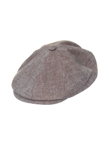 CONSTRUE - Matias Flat Cap -pellavalakki - N 52 BROWN | Stockmann
