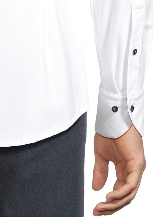 Stenströms - Slimline Jersey Contrast -kauluspaita - WHITE - photo 5 Stenströms - Slimline Jersey Contrast -kauluspaita - WHITE | Stockmann - photo 5