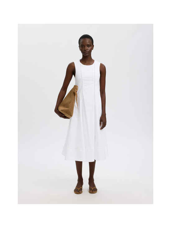Selected - SlfDelia Regular Ladder Stitch -midimekko - BRIGHT WHITE | Stockmann - photo 4