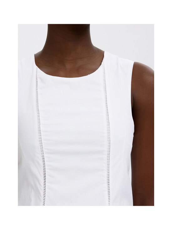 Selected - SlfDelia Regular Ladder Stitch -midimekko - BRIGHT WHITE | Stockmann - photo 6