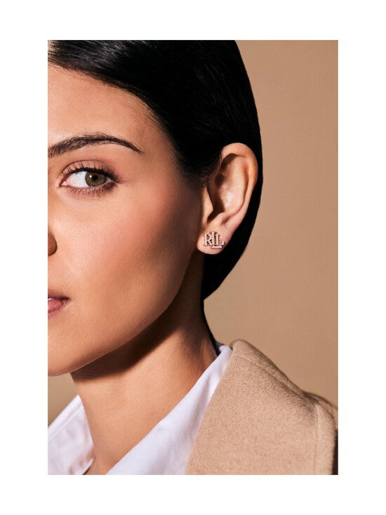Lauren Ralph Lauren - Pearl Logo -nappikorvakorut - GLD GOLD | Stockmann - photo 2