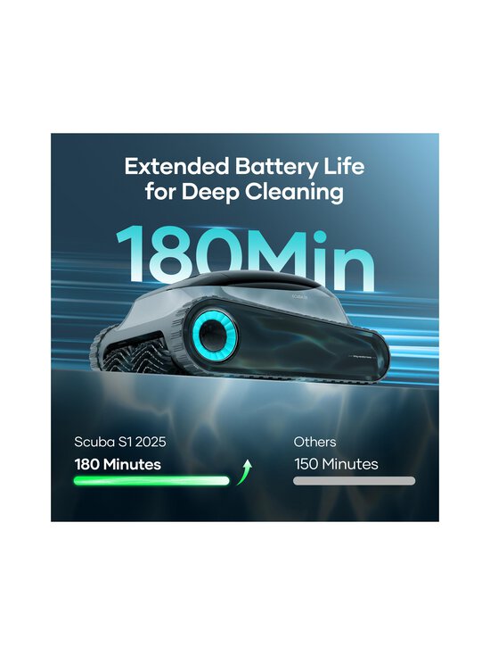 Aiper - Scuba S1 Pool Robot -allasrobotti - BLACK | Stockmann - photo 4