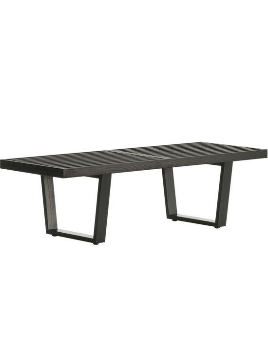 Vitra - Nelson-penkki musta saarni L 122 cm - BLACK | Stockmann - photo 1