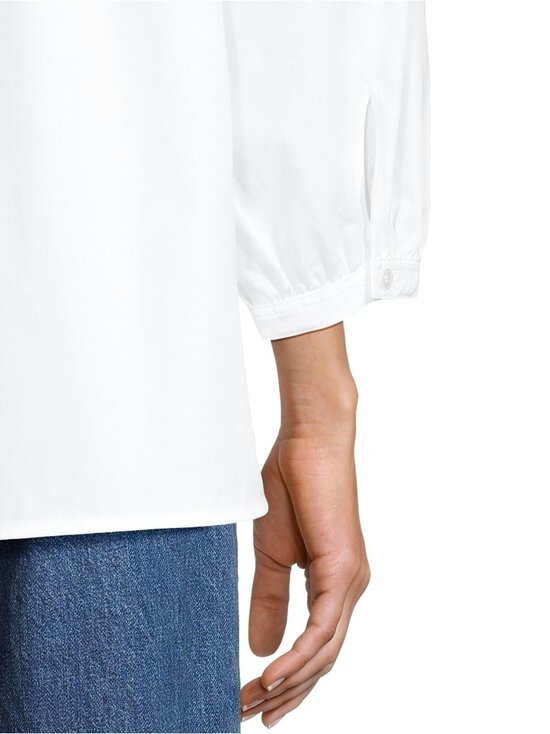 Maison Kitsuné - Crafted Embroidery Maxi Sleeve -paita - P100 WHITE - photo 5 Maison Kitsuné - Crafted Embroidery Maxi Sleeve -paita - P100 WHITE | Stockmann - photo 5