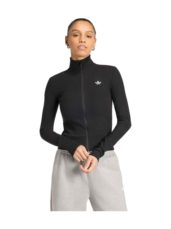 adidas Originals - Treeningjakk Essential Rib Full Zip - KR3598 BLACK | Stockmann - photo 3