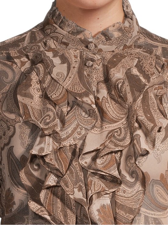 Lauren Ralph Lauren - Volangidega pluus Cerora - TAUPE MULTI - photo 4 Lauren Ralph Lauren - Volangidega pluus Cerora - TAUPE MULTI | Stockmann - photo 4