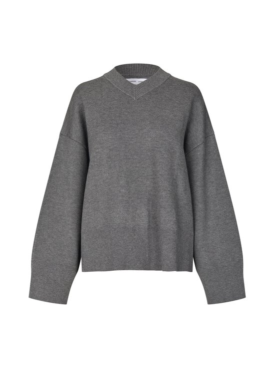 Samsoe Samsoe - Salula V-neck -neule - CLR000424 DARK GREY | Stockmann - photo 1