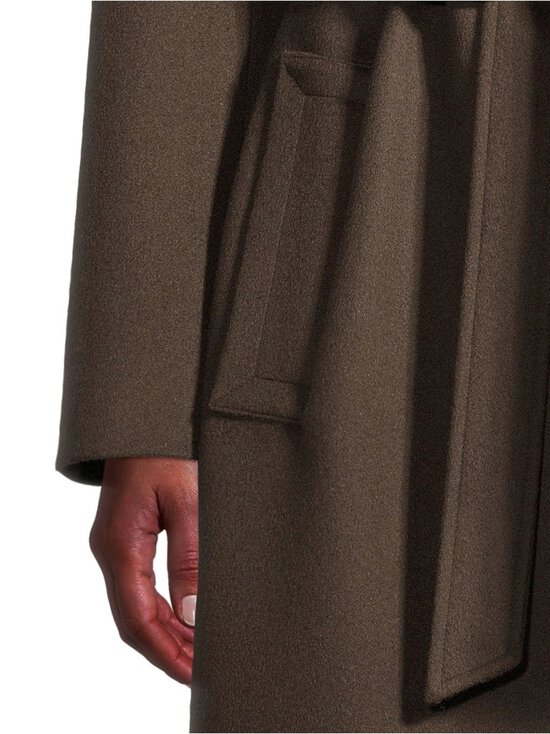 SAND Copenhagen - Clareta Belt Midi -villakangastakki - 294 DARK BROWN - photo 5 SAND Copenhagen - Clareta Belt Midi -villakangastakki - 294 DARK BROWN | Stockmann - photo 5