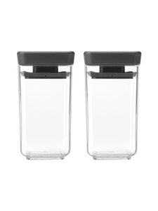 Brabantia - Tasty+Stackable -säilytysrasiat 2 x 0,15 l - CHARCOAL DARK GREY Brabantia - Tasty+Stackable -säilytysrasiat 2 x 0,15 l - CHARCOAL DARK GREY | Stockmann
