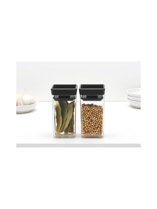Brabantia - Tasty+Stackable uzglabāšanas trauki 2 x 0,15 l - CHARCOAL DARK GREY - photo 3 Brabantia - Tasty+Stackable uzglabāšanas trauki 2 x 0,15 l - CHARCOAL DARK GREY | Stockmann - photo 3