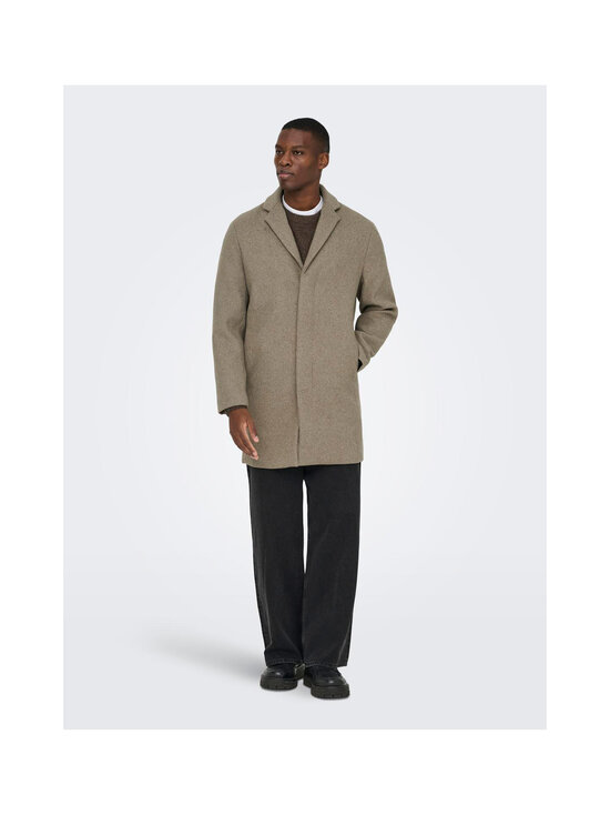 Only & Sons - Mantel OnsAron Wool - GREIGE | Stockmann - photo 3