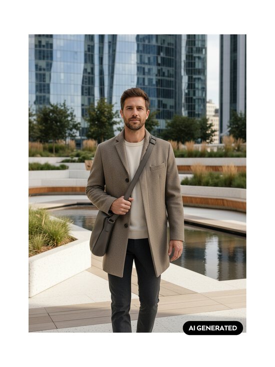 Only & Sons - Mantel OnsAron Wool - GREIGE | Stockmann - photo 8