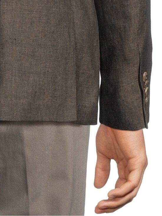 SAND Copenhagen - King Double Breasted Classic fit lina žakete - 280 DARK BROWN | Stockmann - photo 5