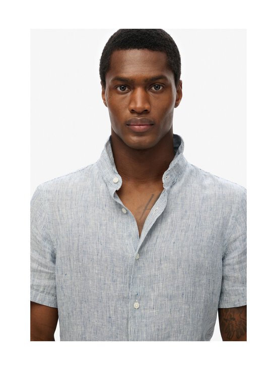 Superdry - Vacation lina krekls ar apkakli - F5B NAVY TICKING LINEN - photo 4 Superdry - Vacation lina krekls ar apkakli - F5B NAVY TICKING LINEN | Stockmann - photo 4