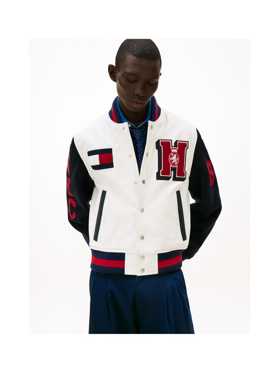 Tommy Hilfiger - Varsity-nahkatakki - Z00 IVORY PETAL | Stockmann - photo 2