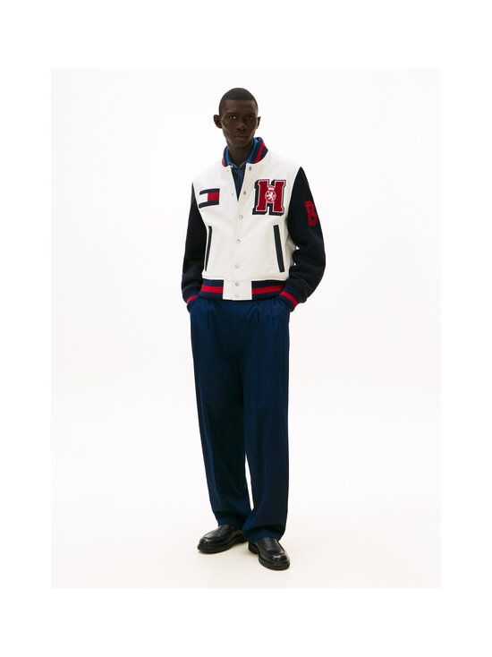 Tommy Hilfiger - Varsity-nahkatakki - Z00 IVORY PETAL | Stockmann - photo 3