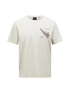 Peak Performance - Explore Graphic t-paita - 330 SAND FOG/WILD ROUGE/ | Stockmann