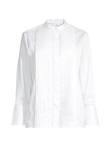 GANT - Puuvillasatiinist särk Relaxed Tuxedo - 110 WHITE | Stockmann