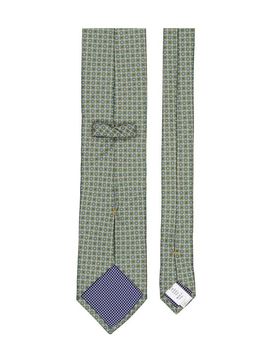 Eton - Geometric Print -silkkikolmio - 65 MID GREEN | Stockmann - photo 2