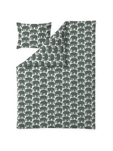Finlayson - Elefantti-pussilakanasetti 150 x 210 cm + 50 x 60 cm - DARK GREEN Finlayson - Elefantti-pussilakanasetti 150 x 210 cm + 50 x 60 cm - DARK GREEN | Stockmann