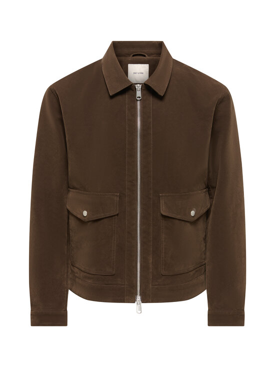 Only & Sons - Kunstseemisnahast jakk OnsSinclair Faux Suede - COFFEE BEAN | Stockmann - photo 1