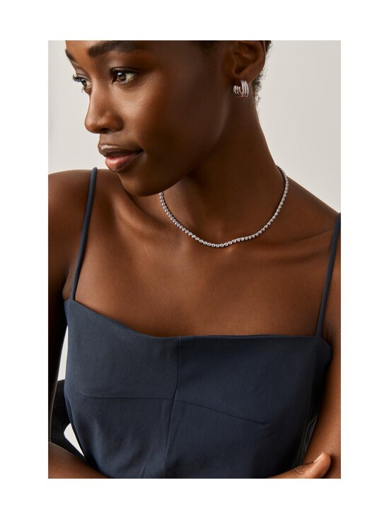 MISSOMA - Tennis Round -kaulakoru - SILVER | Stockmann - photo 4