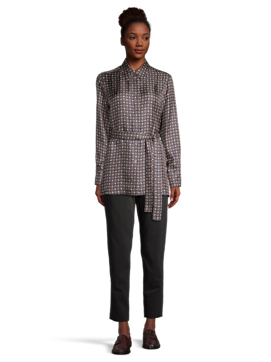 Max Mara Studio - Boccale-silkkipaitapusero - 001 BLAU | Stockmann - photo 2