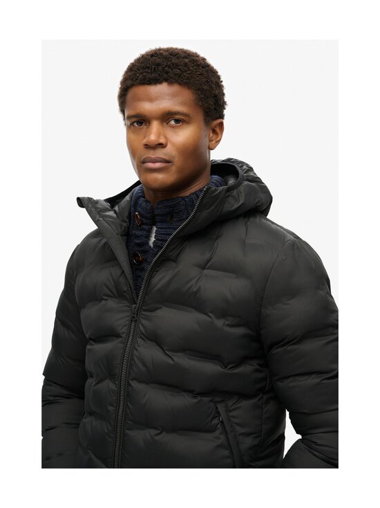 Superdry - Hooded Quilted -toppatakki - 02A BLACK - photo 5 Superdry - Hooded Quilted -toppatakki - 02A BLACK | Stockmann - photo 5