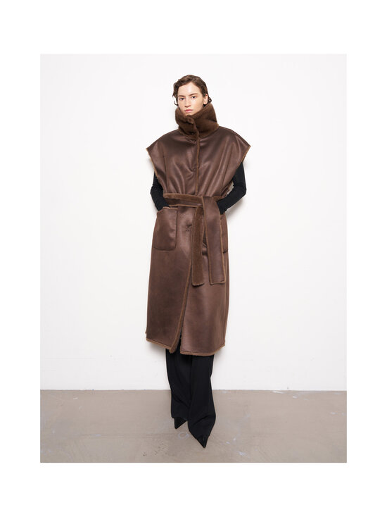 Stand Studio - Kunstkarusnahast vest Oaklynn - 87000 BROWN | Stockmann - photo 3