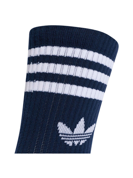 adidas Originals - 3 Stripes Crew zeķes 3 pāru komplekts - KZ4012 UTIBLK/NINDIG/WHITE | Stockmann - photo 3