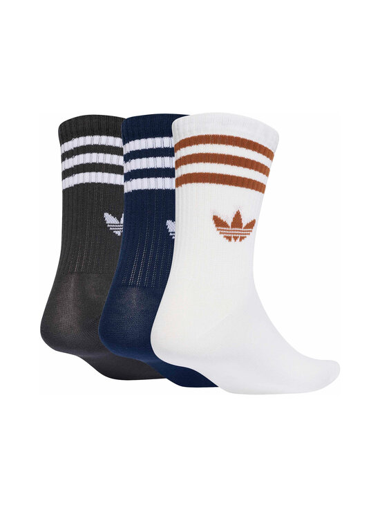 adidas Originals - 3 Stripes Crew zeķes 3 pāru komplekts - KZ4012 UTIBLK/NINDIG/WHITE | Stockmann - photo 6
