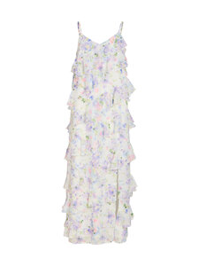 Vila - Viluna Strap Ankle kleita - CLOUD DANCER AOP:BLUE FLOWERS | Stockmann