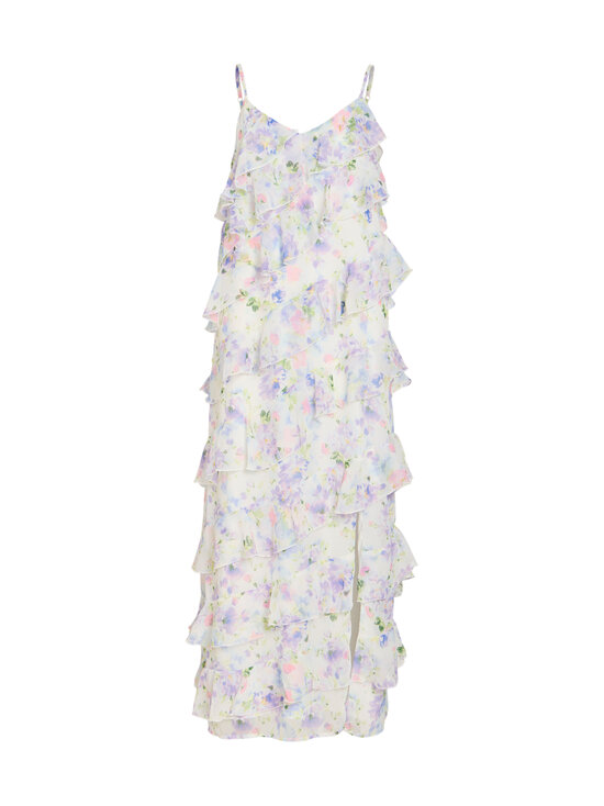 Vila - Viluna Strap Ankle -mekko - CLOUD DANCER AOP:BLUE FLOWERS | Stockmann - photo 1