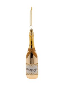 Villa Stockmann - Champagne Bottle -kuusenkoriste 4,4 x 16,5 cm - GOLD | Stockmann