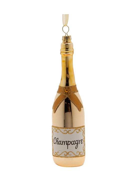 Villa Stockmann - Champagne Bottle -kuusenkoriste 4,4 x 16,5 cm - GOLD | Stockmann - photo 2