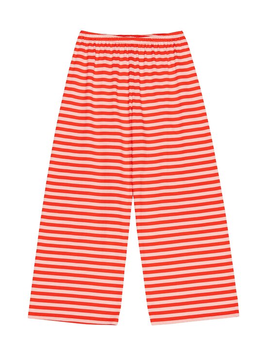 Marimekko - Caissa Tasaraita -pyjamahousut - 033 RED, LIGHT PINK | Stockmann - photo 1