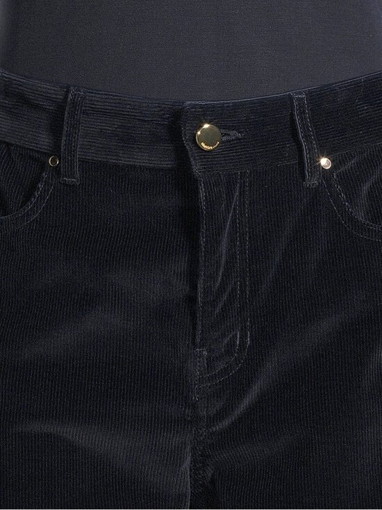 Max Mara Studio - MstFragola Long -vakosamettihousut - 004 NAVY | Stockmann - photo 7